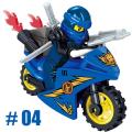 16 Pcs Lego Ninjago Minifigures With motorcycle Building Blocks Toys Ninja Marvel Super hero Gift 31050 + 61015. 