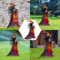 1 Piece Halloween Witch Decoration Fantastic Art Collection, Halloween, Courtyard, Garden, Lawn L. 