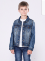 Boys Kids Denim Jeans Vintage Jacket Random Wash Premium Brand Export Quality. 