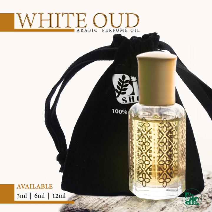 White Oud Arabic Attar Non-Alcoholic Original Concentrated Perfume Oil for Men & Women