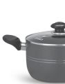 CHEF Non Stick Heavy Guage Casserole/Degchi/Cooking Pot - 22 cm. 