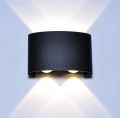 ISIK ILLUMINATION LED Wall Light IP66 | Warm Ray 1+1, 2+2, 3+3, 4+4 Beam | Heat Proof Outdoor Indoor Wall Light | 4+4 Multi-Color Option. 