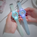 【Qian poem li Store】box] Hello Kitty led digital watch for children life girls luminous watch kids watches student watch gifts. 