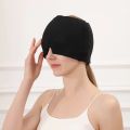 Men Women Head Massager Cap Gel Hot Cold Therapy Headache Migraine Relief Cap Stress Pressure Pain Relief Massage Hat. 