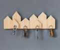 Handmade Wooden Key Holders different Styles and Shapes. 