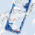 AMORVOR for Redmi Note 8 Back Cover Blue Monster Crystal Case Camera Protection Transparent TPU Soft Phone Cases. 