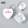 CPR Face Shield Mask Keychain Keying Emergency CPR Face Pocket Mask For First Aid CPR Training Outdoor Travel Survival. 