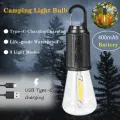 Camping Light Bulb Outdoor Emergency Light USB Rechargeable Camping Light Portable Light Bulbs Super Durable Camping Lanterns Waterproof Hanging Lamp Tent Lamp With Hook. 