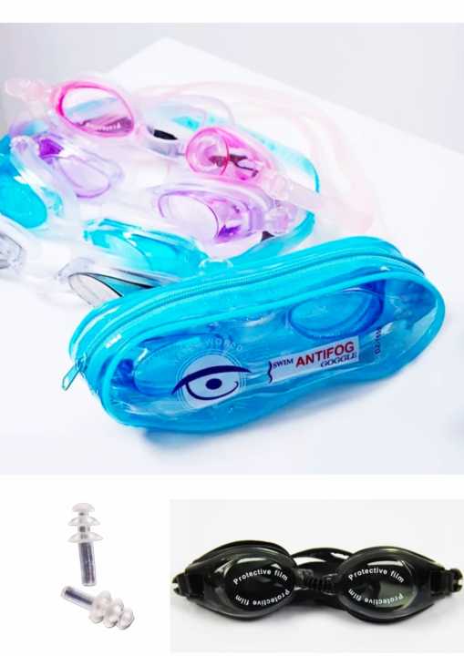 Outdoor Swim Anti fog Swimming Goggles Accessories for Boys Girls ,with Ear Plug