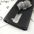 【2023】 Squishy 3D Toys Phone Cat Case For LG G3 G4 G5 G6 G7 G8 G9 ThinQ V20 V30 V40 V50 V60 Cover Funny Foot Soft Cases. 