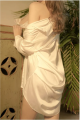 Women Shirt Dress Sexy Pajama Girl's Shirt Satin Women Tops Casual Blouse 2023 Spring Autumn Loose Mid-length White Shirt Women. 