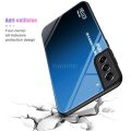 Vantime for Samsung Galaxy S21 FE 5G Case Gradient Phone Back Hard Glass Cover. 