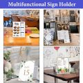 A5 Size 6 x 8.5 Inches Clear Design L Shaped Acrylic Table Display Stand - Paper Holder and Menu Holder. 