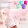 Silicone Facial Cleansing Brush Face Cleaning Makeup Cleaner Tool Skin Care Deep Pore Exfoliator Black Heads Removal Manicure Pedicure Beauty Massage Silicone Facial Cleaning Face Scrub Washing Brush Oil Removal Beauty Massage - Multicolor. 