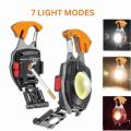 LED Rechargeable Keychain Light W5147 Keychain Light LED light Portable Multi-function Floodlight Outdoor  Rechargeable Keychain Light 7 Mode Strong Magnet Work Light Repair Work Outdoor Camping Light. 