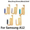 Fingerprint Sensor Home Return Key Menu Button With Side Power On Off Side Key Button Flex For Samsung Galaxy A12. 