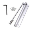 Adjustable Door Closer, Aluminum Alloy Automatic Door Closer, Spring Automatic Door Closing Device, Suitable For Many Types Of Door Hinge Household Automatic Door Spring for Fire Rated Door. 