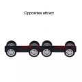 2 Sets Magnet Moving Toy Car Repulsive Magnetic Moving Car Magnetic Moving Car Toy Funny Learning Education Physics Experiment Toy With Bar Magnet. 