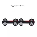 2 Sets Magnet Moving Toy Car Repulsive Magnetic Moving Car Magnetic Moving Car Toy Funny Learning Education Physics Experiment Toy With Bar Magnet. 
