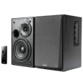 Edifier R1580MB Active 2.0 Studio Bookshelf Speaker System with Dual Microphone Inputs and Bluetooth Connectivity - Black Wood. 