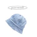 Korean Cowboy Baby Bucket Hat Summer Outdoor Girls Boys Sun Cap Solid Color Toddler Children Casual Panama Cap. 