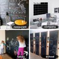Self-Adhesive Blackboard Sticker - Chalkboard For Kids, Blackboard Sticker For Wall Decal (3 x 1.3 Feet). 