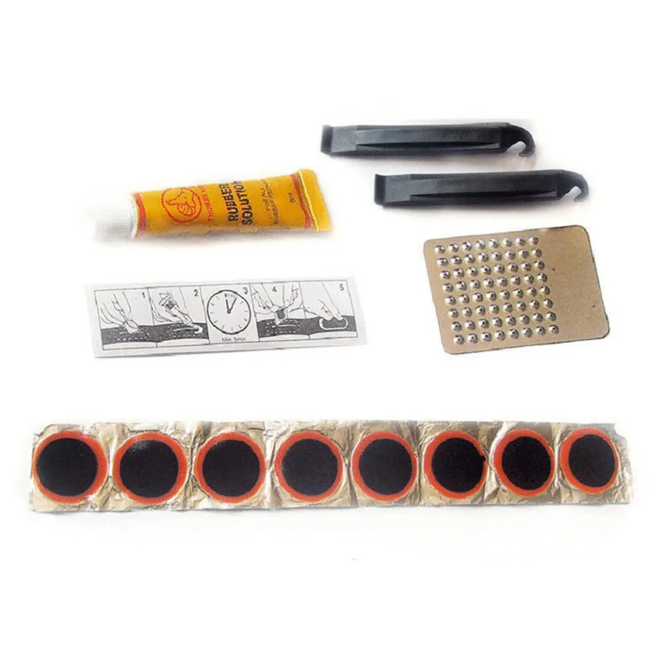 18 PCS GLUE-FREE Bike Tire Patch Repair Set, Bike Puncture Repair Patches, Wi $11.05