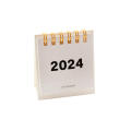 2024 Mini Calendar INS Minimalist Creative Portable Small Calendar Desktop. 
