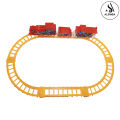 Spiderman Gauge Electric Train Set Toy For Kids Boys & Girls - Operated Battery - Red. 