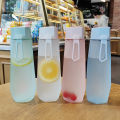 School Water Bottles for Kids- Best Plastic Water Bottle for Girls- Frosted Acrylic Bottle. 