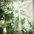 IKEA Vase Clear Glass Height 15 cm. 