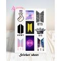 Bts sticker sheet uncut. 