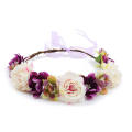 Women Hair Flower Crown Head Garland Wedding Hair Wreath Dried Flowers Corolla Garlands Floral Headband Headdress Hair Tiaras. 