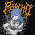 Hololive TShirt Hoshimachi Suisei Psychopath Basic Polyester T Shirt Homme Men Clothes Printing Big Sale. 