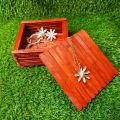 wooden Jewelry Box made of ice cream /popsicle sticks. 