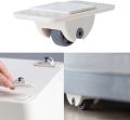 Pack of 4 - Self Adhesive Caster Wheels, 4Pcs Self Adhesive Wheels Mini Fixed Wheels Boxes Caster, Self Adhesive Wheelers. 