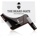 New DIY Facial Hair Styling Beard Comb for Men – Transparent Beard Line-Up and Shaping Template Tool with Dual Edges | Jawline, Neckline, Mustache & Goatee Trimmer Guide | Reusable Professional Beard Shaper Comb. 