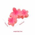 Colorful Vintage Flower HairClip for Women Shark Clip Claw Hairpin New Fashion Hair Accessories. 