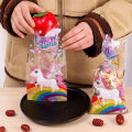 50/100pcs Unicorn Candy Bags Gift Packing Bags Birthday Party Decor Gift Bag For Kitchen Storage. 