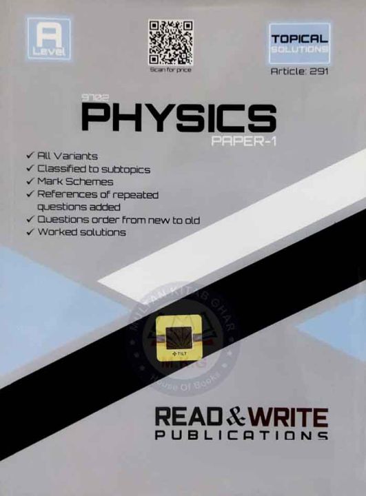 Topical Past Papers Physics 9702 Paper -1 for A Level