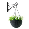 Iron Garden Wall Light Hanging Flower Plant Pot Bracket Hook Shelf Stand Holder, Flower Pot Stand Modern Stand Makes Great Decor DESIGNED BY HB STEEL FIXER Package Contents: 1 x Iron Flower Stand Hook. 