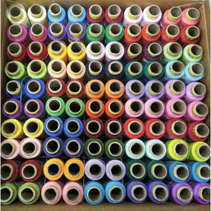 sewing threads ,Set of 100 in A Box, 180 MTS Each Spool , Sewing Thread