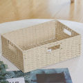 Storage Bin Baskets for Desktop Cosmetic Sundries Underwear Toys Storage Box Woven Storage Basket Finishing Container. 