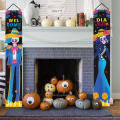Day Of The Dead Hanging Flags Mexican-themed Party Decorations Halloween Porch Sign Skeleton Couple Party Decoration Hanging Door Curtain Banner. 