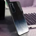 Vantime for Vivo V20 SE Case Starry Sky Phone Back Hard Glass Cover. 