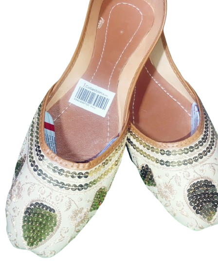 Black Embroidered Ladies Khussa