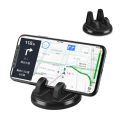360 Degree Round Shape Universal Car Mobile Holder, Adjustable, Solid, Durable Mount for Windshield Air Vent Mobile Phone Holder Phone Holder for All Smartphone. 