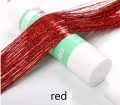 Sparkle Hair Tinsel Rainbow colored 93cm Hair Laser False Hair Extensions Decor Glitter Strings For Girls. 