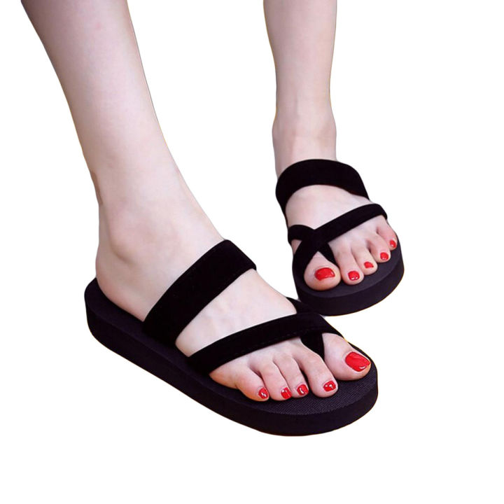 Womens Summer Flip Flops Casual Slippers Flat Sandals Beach Open Toe Shoes