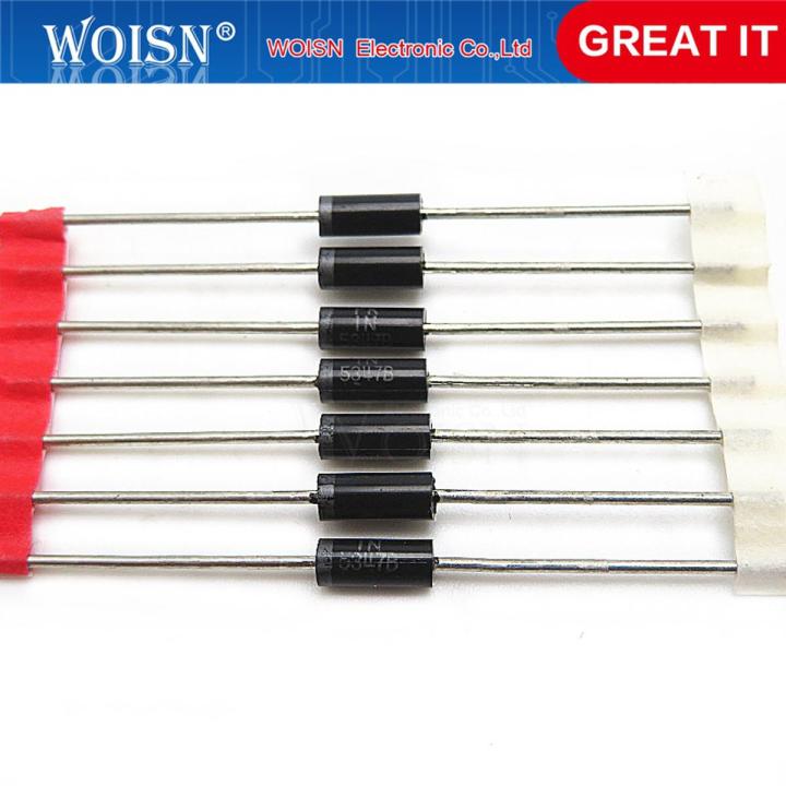 50pcs/lot 1N5347B IN5347B IN5347 DO-15 Zener diode 10V 5W In Stock
